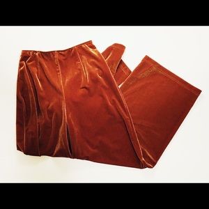 70’s Vintage Velvety Wide Leg Trouser